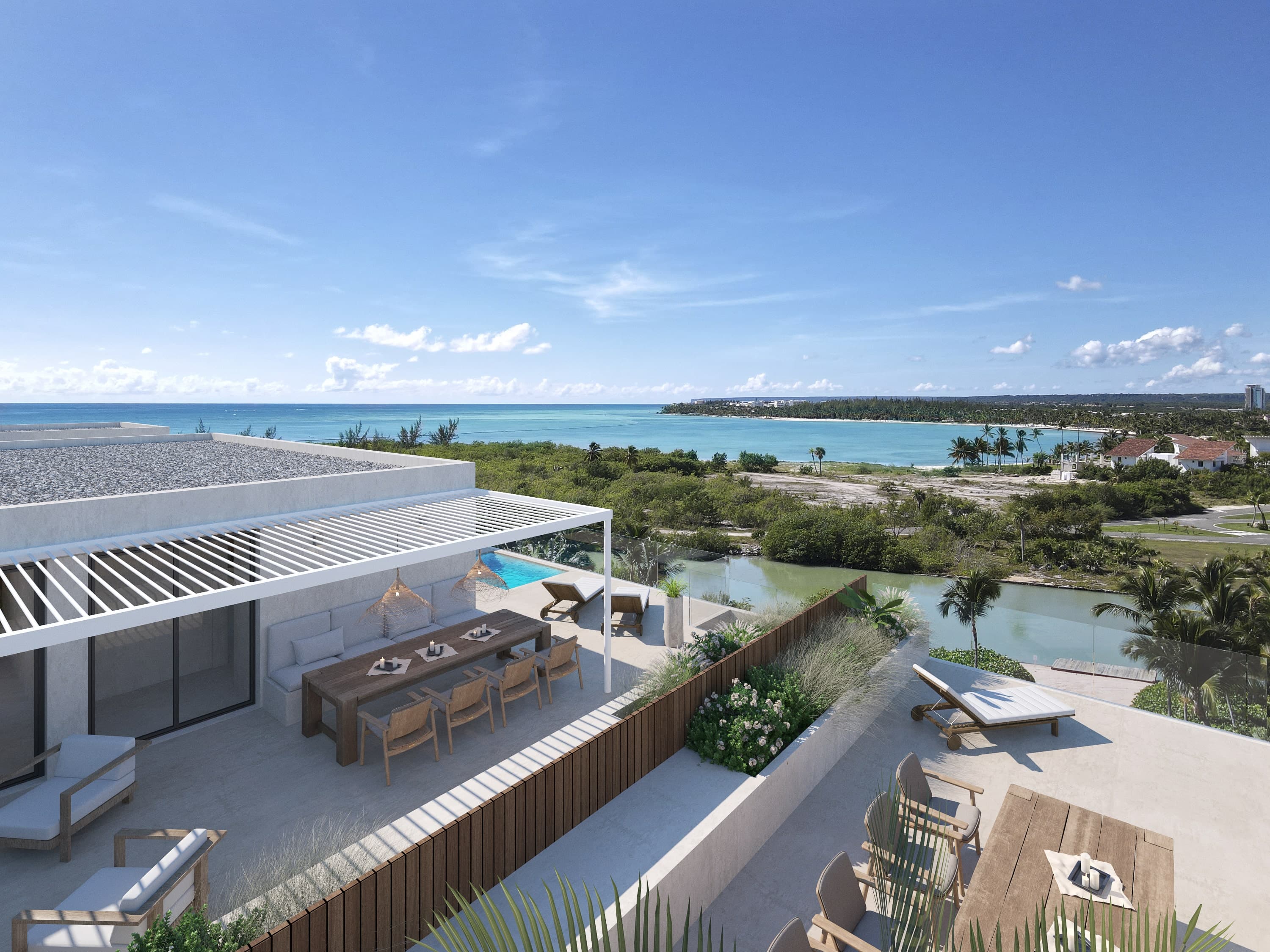 Hermoso complejo de apartamentos en exclusivo residencial Capcana