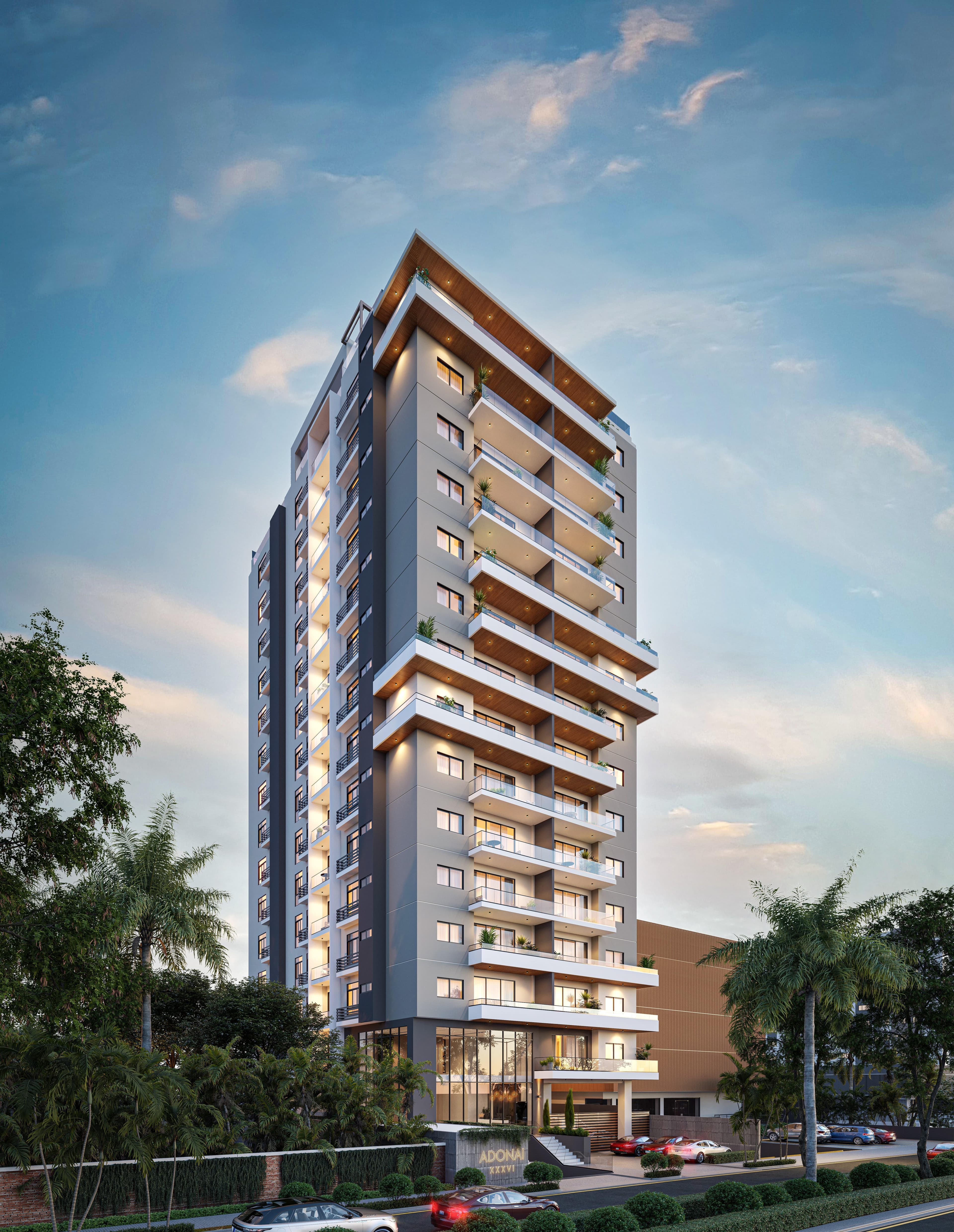 Torre residencial de 9 niveles en el millón